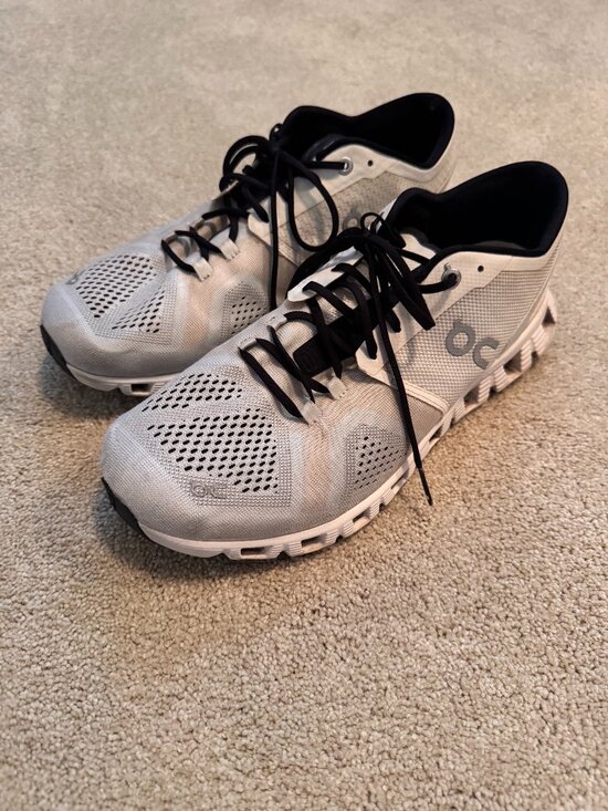 On Running Other - On Cloud X Running Shoes Men's 10.5 White Helion Swiss Engineering